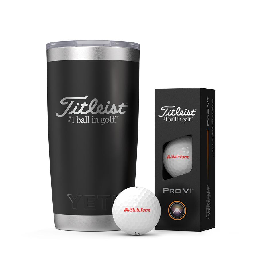 Titleist 3-Ball Yeti Tumbler | Par One Inc.